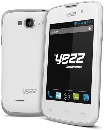 Andy A3.5EP Factory Unlocked Phone Yezz Wireless (White)