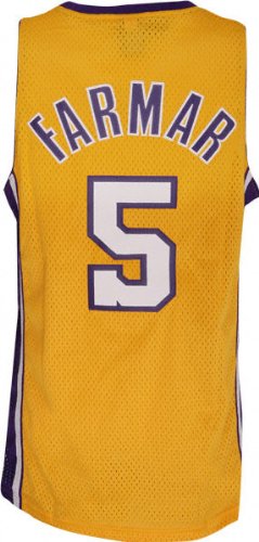 Jordan Farmar Jersey: adidas Gold Swingman #5 Los Angeles Lakers Jersey
