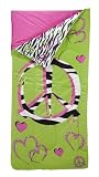 Zebra Peace Symbol Sleeping Bag