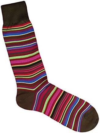 De Pio Men's Italian Sea Island Cotton Socks-Liliac