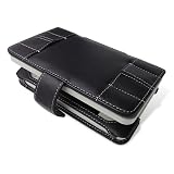 PDAIR レザーケース for ニンテンドーDSi LL ブラック PALCNDSILL/BL