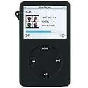 Eforcity Premium Black Silicone Skin Case for Apple iPod 5th Gen Video 30GB / 60 GB / 80 GB / iPod Classic 80GB / 120GB / 160GB Bonus Belt Clip and Lanyard