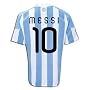 #10 Messi Argentina Home 09/11 Kid Soccer Jersey & Matching Short Set - For Youth Age: 4-6 Years Old