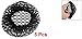 5 Pcs Black Mesh Elastic Bun Cover Hairnets for Women