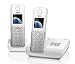 Gigaset C300A Duo Schnurlostelefon (4,3 cm (1,7 Zoll) Grafik-Display, Freisprecheinrichtung, Anrufbeantworter, Mobilteile) wei�