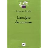 L'analyse de contenupar Laurence Bardin