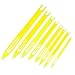 uxcell Plastic Fishing Line Repair Netting Needle Shuttles 8 Pcs Yellow