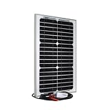 Instapark® 15W Mono-crystalline Solar Panel With a 12V solar charge controller