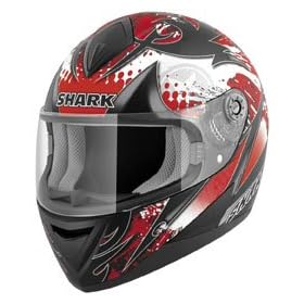 Shark S 650 Rokx Full Face Motorcycle Helmet Black/White/Grey Small S HE2182D KWR SM