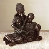 Mother Reading to Children Figurine