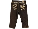 G Unit - G Unit Low Rise Gold Foil W Chain Capris
