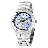 NauticaMen'sN10075MetalRoundMultifunctionWatch