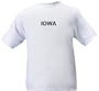 IOWA - State-series - Heather Grey or White T-shirt