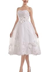 Sweetheart Short Lace Applique Charmeuse  Dress
