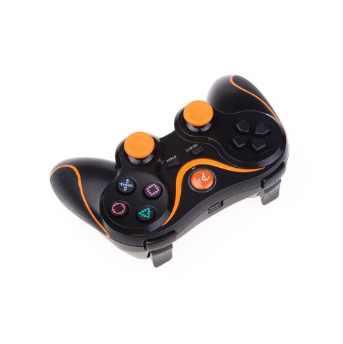 Newest Black+Orange DoubleShock Wireless Game Controller For Sony PS3