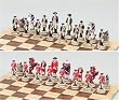 Revolutionary War Chess Set, King:3-1/4" - Chess Chessmen