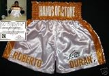 Roberto Duran Signed Boxing Trunks