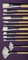 Loew Cornell Set of 12 Nylon Hair Brushes