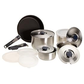 Fagor Commercial 15-Piece Multi-Functional Stainless-Steel Cookware Set