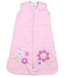 Halo Innovations Sleepsack Wearable Blanket Applique Micro Fleece, Daisies, Small