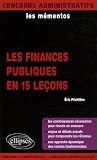 Revue Ellipses Marketing  / Les finances publiques en 15 leçons