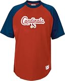 St. Louis Cardinals Fan Tested Red Embroidered Crew Shirt