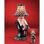 Bust Table Lamp with Leopard Shade