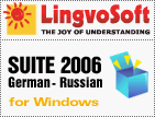 LingvoSoft translation software Suite 2006 German <-> Russian for Windows: dictionary, phrasebook, flashcards