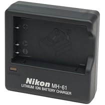 Nikon MH-61 Battery Charger for Coolpix 3700, 4200, 5200, and P Series Digital Cameras