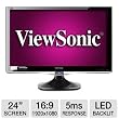 Viewsonic VX2450WM-LED 24-Inch (23.6-Inch Vis) Widescreen LED Monitor with Full HD 1080p and Speakers - Black