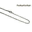 Stainless Steel Fancy Boxed Link Chain Necklace 20"