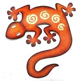 11 Red metal lizard