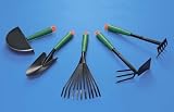 Wenko 7456500 Garten Pflege Set - 6-teilig, 5 Gartenwerkzeug und Teleskopstiel