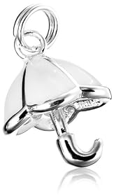 Sterling Silver Epoxy Umbrella Charm