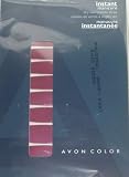 Avon Instant Manicure Dry Nail Enamel Strips, Berry Fast