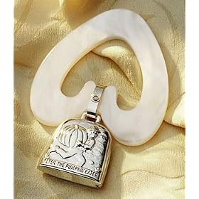 Peter Pumpkin Eater Baby Rattle Sterling Silver 2002E by