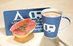 Fr�hst�cksset mit Brettchen und Tasse...