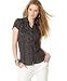 Style&co. Dot-Print Crinkle Shirt