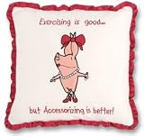 Olivia the Pig Accessorizing Pillow 9"