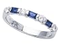 0.75 (3/4) cttw Karina B(tm) Genuine Sapphire Band LIFETIME WARRANTY