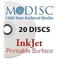 M-Disc DVD+R 4.7GB 4x Ink-Jet Printable Media 20 Discs