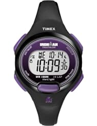 Timex Womens T5K523 Ironman Traditional 10-Lap Black Resin Strap Watch