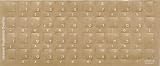 Transparent Hebrew Keyboard Stickers (White Letters)