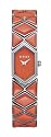 Versus By Versace Ladies 'Snake' Stainless Steel Red Coral Bracelet Watch