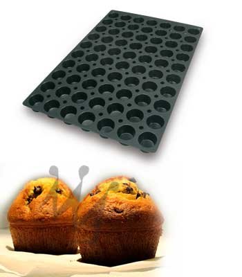 Flexible Silicone Bakeware Mini Muffin 1.4 Oz, 1.9