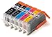 Blake Printing Supply 6 Pack Compatible Ink Cartridges for PIXMA MG7120