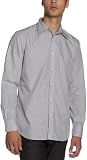 Claiborne by John Bartlett Mens Framed White Stripe Woven Shirt