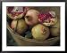 Basket of Pomegranate, Oaxaca, Mexico Collections Framed Art Poster Print by Judith Haden, 39x31