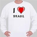 I Love Brasil Sweatshirt