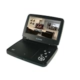 Axion AXN-6092 9-Inch Portable DVD Player, Black